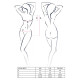 Боді-монокіні Passion ADARA BODY L/XL, black