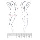 Комплект білизни під латекс Passion CAPRI SET L/XL, black, міні-бікіні, стрінги, пояс для панчіх