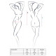 Боді монокіні з глибоким декольте Passion OTAVIA BODY XXL/XXXL, black