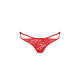 Трусики на зав'язочках з боків Passion Exclusive WARDA THONG S/M, red