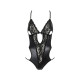 Боді з імітацією шкіри та стрепами Passion ASUNA BODY XXL/XXXL, black