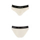 Трусики з широкою резинкою і мереживом Passion PS001 PANTIES XL, ecru