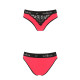 Трусики з широкою гумкою і мереживом Passion PS001 PANTIES, red-black