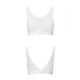 Топ з прозорою вставкою Passion PS002 TOP M, white