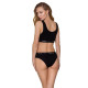 Спортивний топ з широкою гумкою Passion PS004 TOP S, black