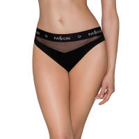 Трусики з прозорою вставкою Passion PS006 PANTIES, black