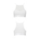 Спортивний топ з прозорою вставкою Passion PS006 TOP L, white