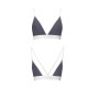 Спортивний топ з подвійними бретелями Passion PS007 TOP S, dark grey