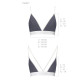 Спортивний топ з подвійними бретелями Passion PS007 TOP S, dark grey