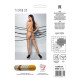 Тілесні колготки з відкритим доступом, контрастні шортики Passion TIOPEN 011 (20 den), beige