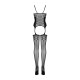 Бодістокінг Obsessive Bodystocking G314 S/M/L, імітація корсета та корсетної шнурівки