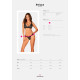 Мереживні трусики із заниженою талією Obsessive Estiqua panties M/L, чорні