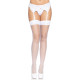 Панчохи-сітка для кріплення на пояс Leg Avenue Nylon Fishnet Thigh Highs One size, White