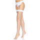 Панчохи у велику сітку Leg Avenue Fence Net Thigh Highs White, one size