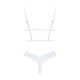 Еротичний комплект Obsessive Heavenlly 2-pcs cupless set XL/2XL, відкриті груди, з доступом