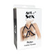 Портупея жіноча Art of Sex - Aiden Leather harness, Чорна