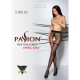 Колготки з відкритим доступом, імітація панчіх Passion TIOPEN 019 black (20 den)