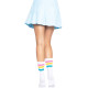 Шкарпетки жіночі в смужку Leg Avenue Pride crew socks Pansexual, 37–43 розмір