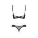 Комплект Obsessive Roxelia 2-pcs crotchless set M/L
