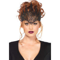 Широка корона Leg Avenue Die Cut Royal Crown, чорна