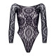 Еротичне боді-бодістокінг Leg Avenue Snap crotch thong back teddy Black S/M