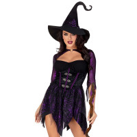 Костюм відьми Leg Avenue Mystical Witch, сукня, капелюх
