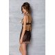 Еротичний пеньюар Passion MARINA CHEMISE, S/M, beige