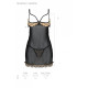 Еротичний пеньюар Passion MARINA CHEMISE, XXL/XXXL, beige
