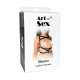 Портупея жіноча шкіряна Art of Sex - Leather Sheron, чорна
