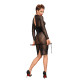 Сукня з мокрим ефектом Noir Handmade F182 Classic dress made of elastic tulle, XXL