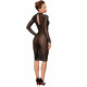 Сукня з мокрим ефектом Noir Handmade F182 Classic dress made of elastic tulle, XXL