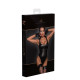 Боді з мокрим ефектом Noir Handmade F244 Powerwetlook body with high cut bottom hem, L