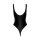 Боді з мокрим ефектом Noir Handmade F244 Powerwetlook body with high cut bottom hem, XL