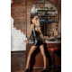 Сукня з мокрим ефектом Noir Handmade F291 Powerwetlook dress with double lace-up front, L