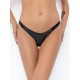 Трусики Noir Handmade P010 Powerwetlook thong, L, під латекс, високі вирізи, відкриті сідниці
