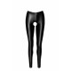 Легінси Noir Handmade F304 Taboo, 3XL, black, під латекс, відкриті сідниці та промежина