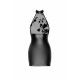Сукня Noir Handmade F311 Eros, XL, black, міні, спідниця під латекс, верх — сітка, відкрита спина