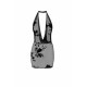 Сукня Noir Handmade F313 Mythos, XXL, black, прозора, міні, відкрита спина, декор зі стразів
