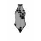 Боді Noir Handmade F314 Ego, M, black, сітка, халтер, високі вирізи, блискавка по всій довжині