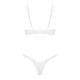 Комплект Obsessive Alissium 2-pcs set, XL/2XL, мереживо, ліф з м’якою чашкою, трусики танга