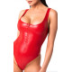 Боді Noir Handmade F352 Red powerwetlook body - L