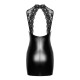 Сукня Noir Handmade F343 Powerwetlook and lace mini skirt - L