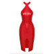 Сукня Noir Handmade F354 Red powerwetlook dress - XL