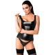 Топ Noir Handmade F346 Powerwetlook top - 3XL