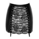 Спідниця Noir Handmade F341 Powerwetlook and lace skirt - S