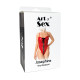 Сексуальне лаковане боді Art of Sex - Josephine чорне M