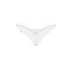 Трусики-стрінги з мереживом Obsessive Arrowel White crotchless thong 2XL/3XL