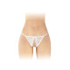 Мереживні трусики з доступом Fashion Secret Zoe White, з бантиком