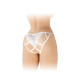Мереживні трусики з доступом Fashion Secret Zoe White, з бантиком