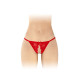 Мереживні трусики з доступом Fashion Secret Zoe Red, з бантиком